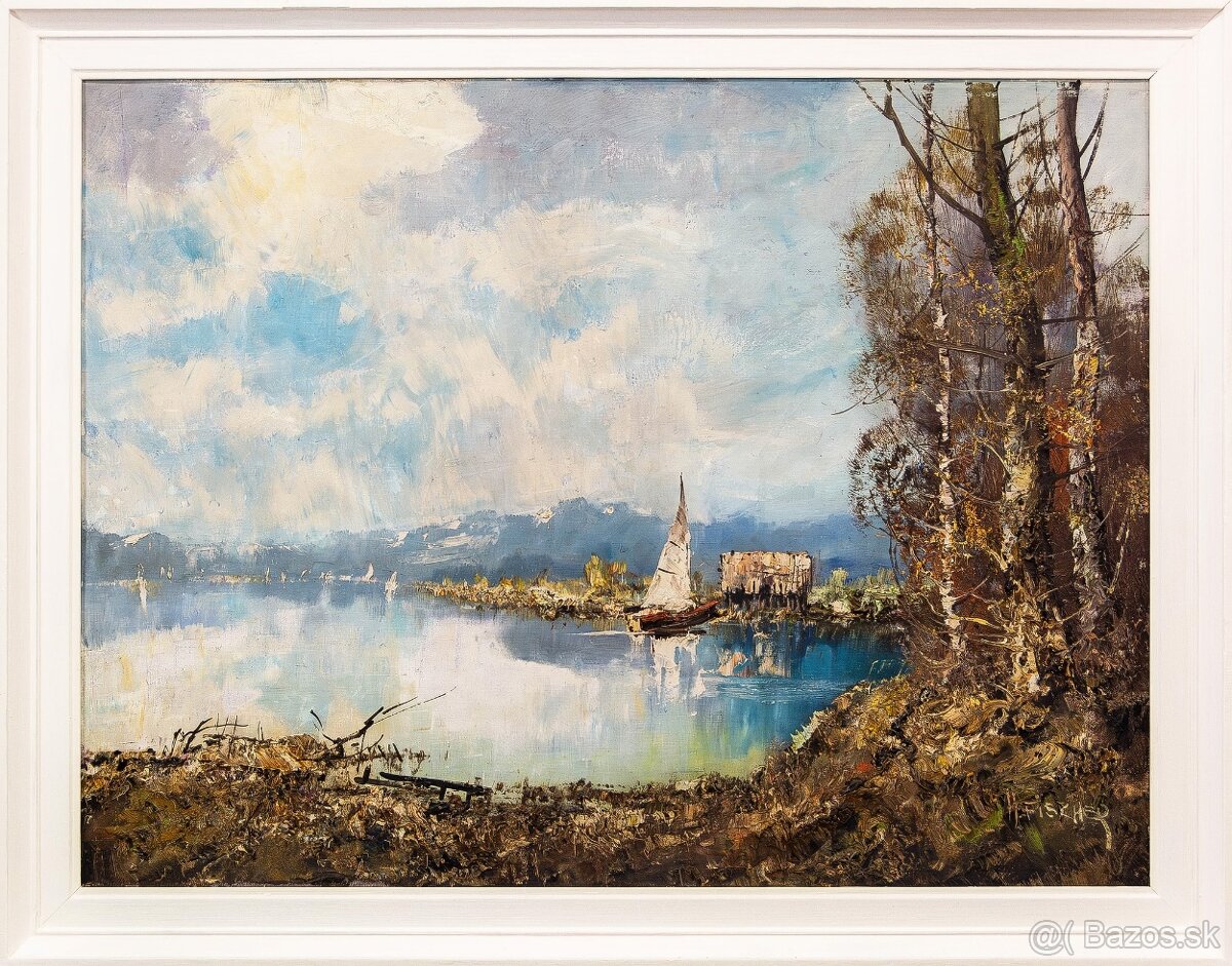 Veľké jazero, H.Fisher, 900 × 700 mm - 2