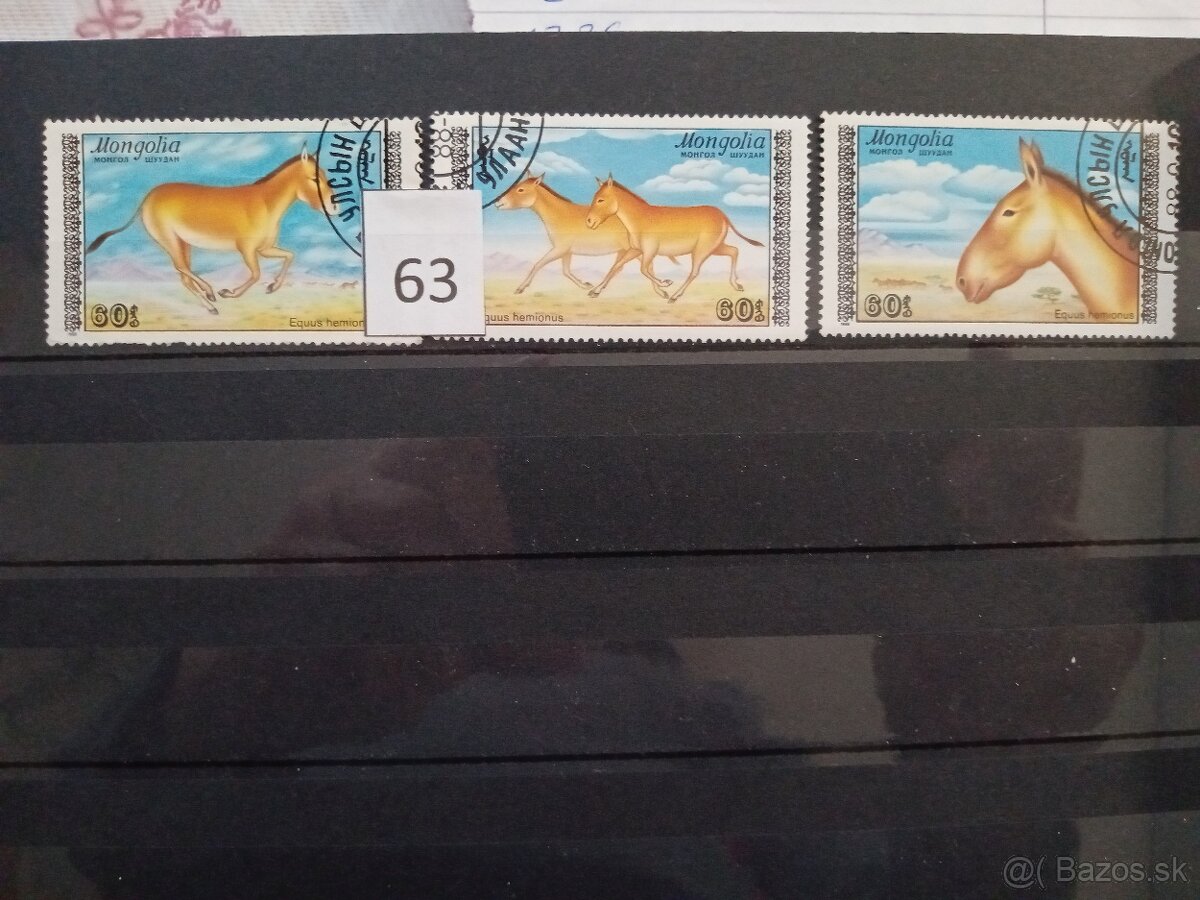 Poštové známky č.490 - ÁZIA IV. - 20 ks sérií - 2