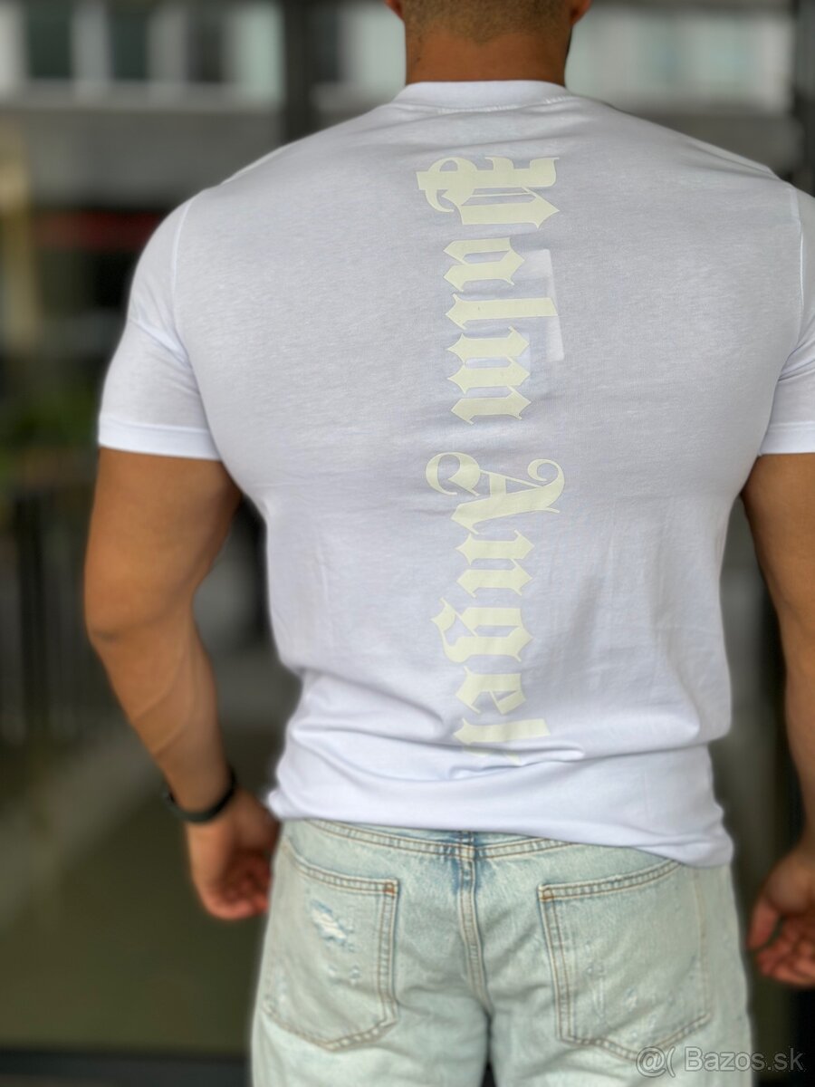 Tričko Palm Angels bielo cierne - 2