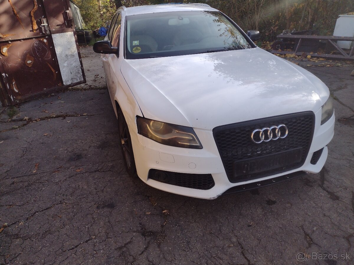 Díly z celého auta Audi A4 b8 combi 2.7 TDI 140kw utomat - 2