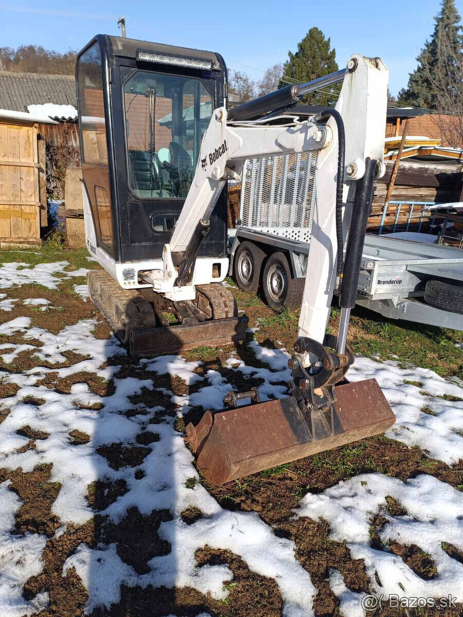 Predám minibager + Vozík ako nový - 2