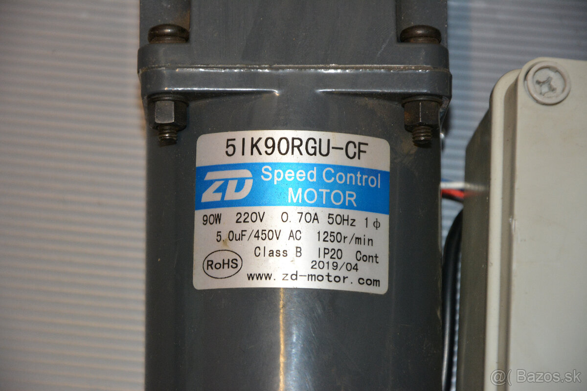 Motor s regulátorom rýchlosti 90W - 2