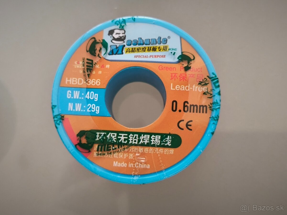 Spájkovací cín MECHANIC HBD-366 - 2