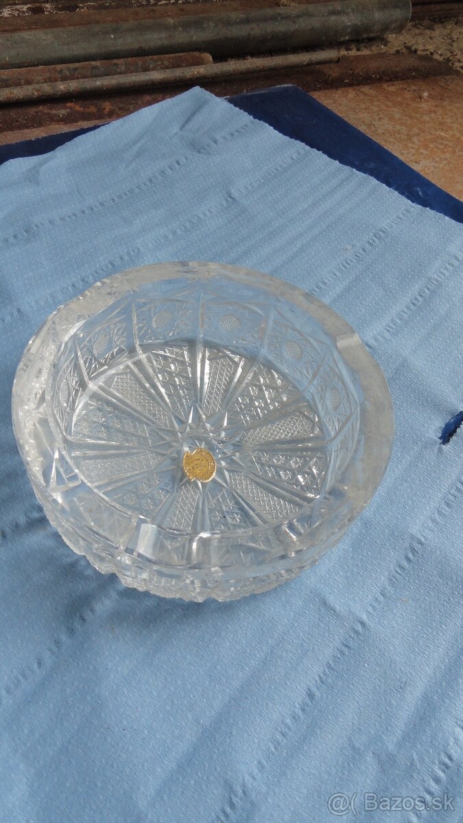 Krištáľové vázy, tácky, doplnky - 2