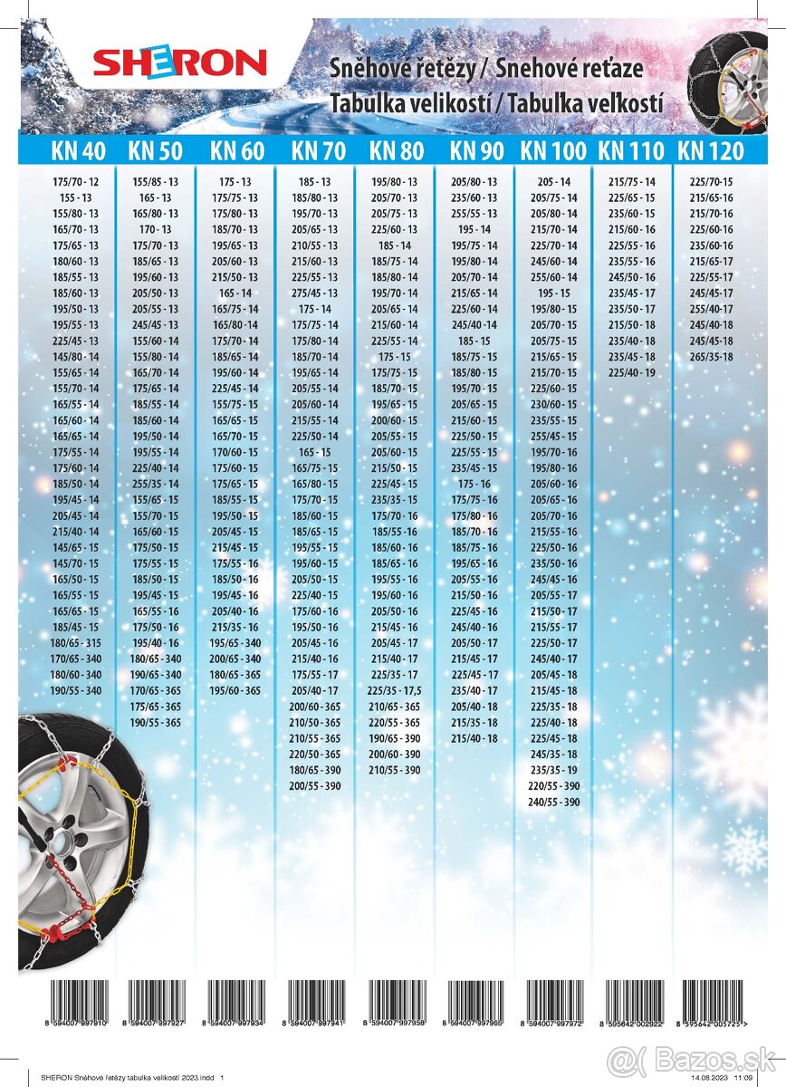 Predám snežné reťaze KN100 - 2
