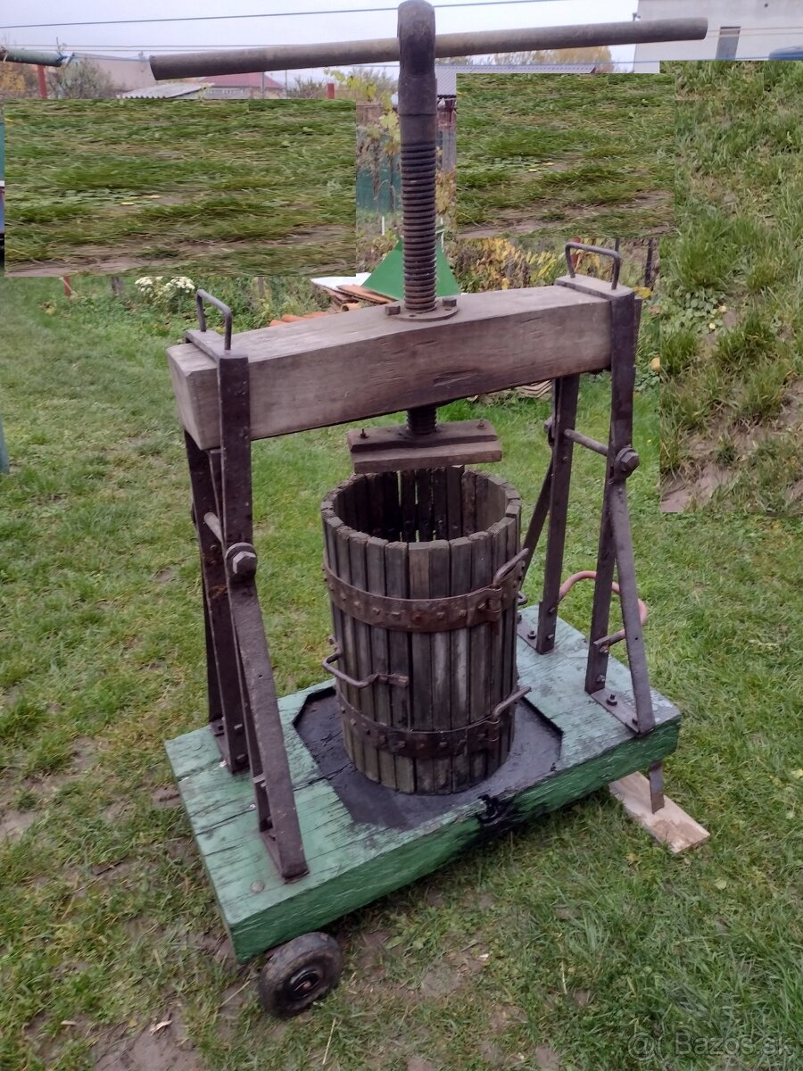 Starožitný lis na hrozno - 2