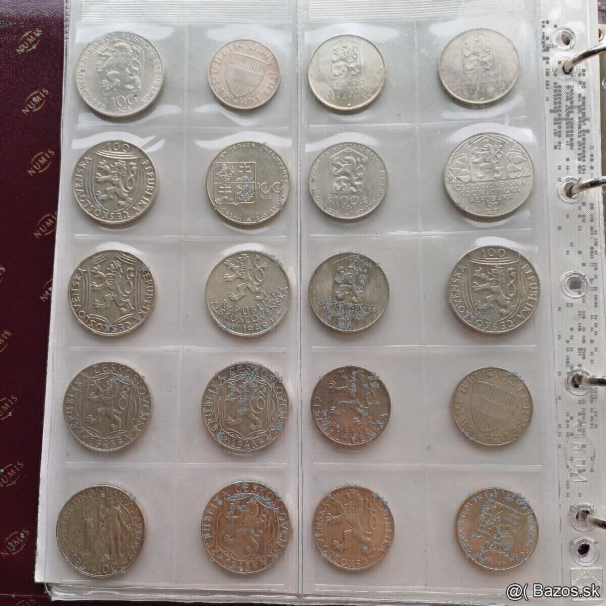 20ks striebornych minci - 2