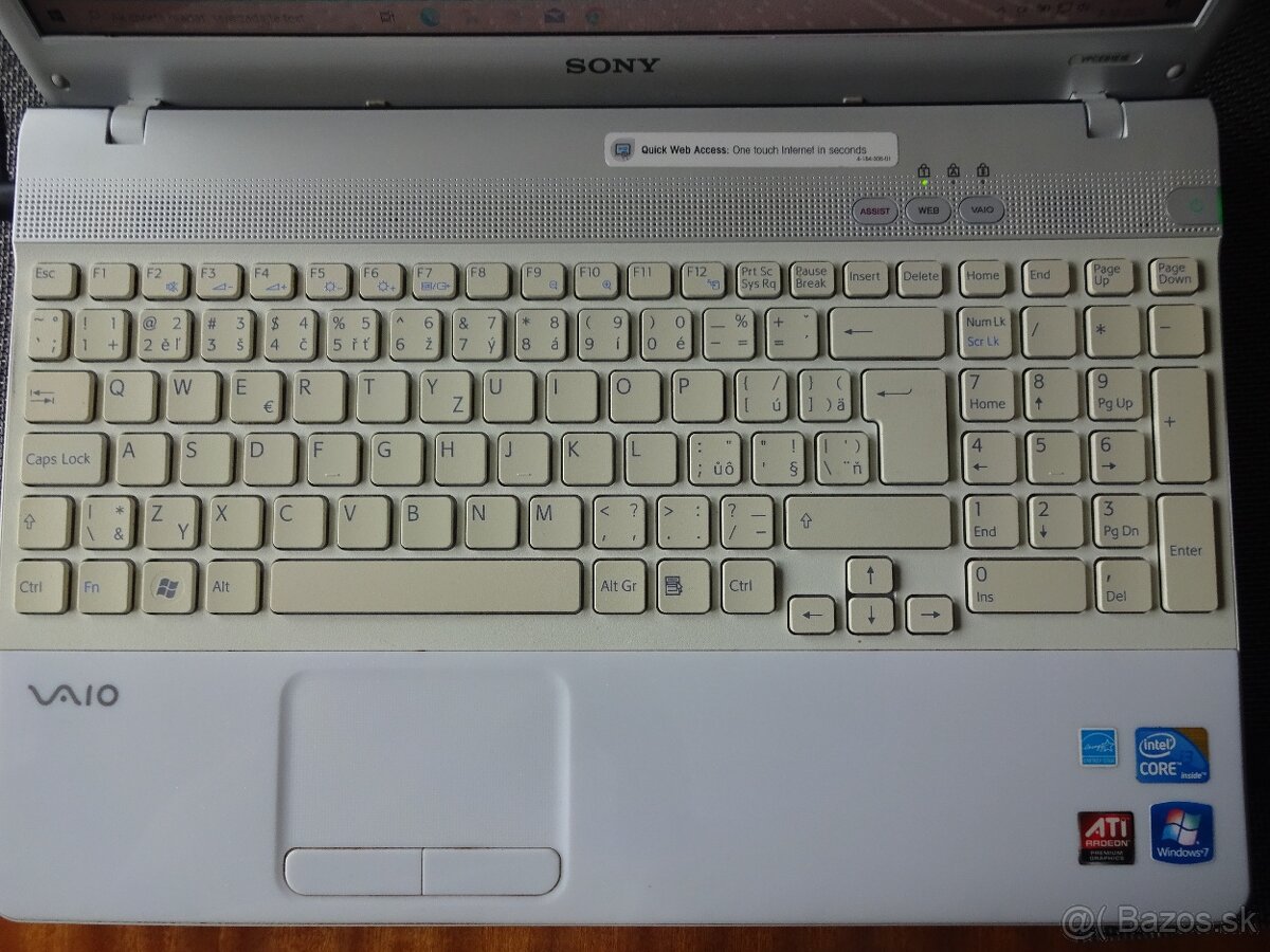 Predám značkový notebook Sony Vaio - 2