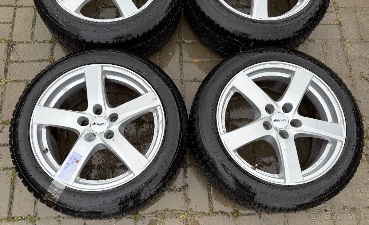 Alu zimná sada 5x112 r17 Dunlop 205/55 R17 95V - 2