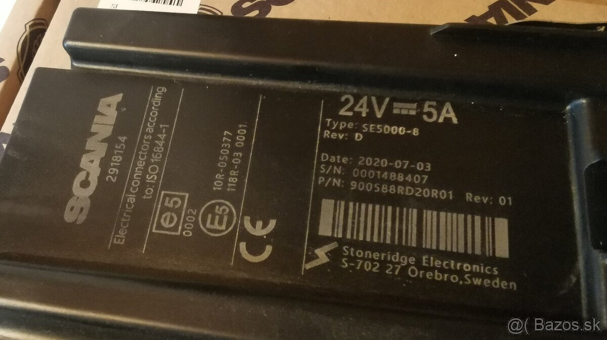 Tachograf Scania Stoneridge S5000-8 + snímač - 2