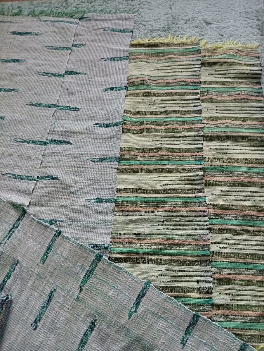 Tkané koberce 5 kusov - 2