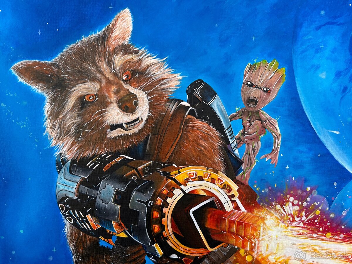 Ručne malovany obraz - 2