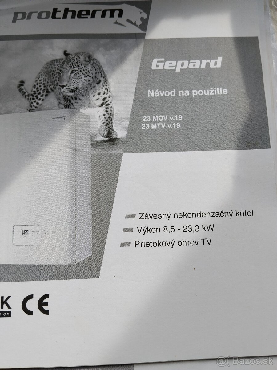Predám plynový kotol Protherm Gepard.Nitra - 2
