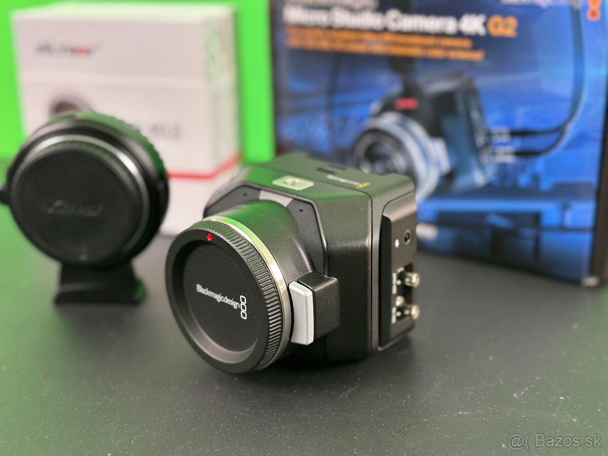 Blackmagic Micro Studio Camera 4K G2 + VILTROX EF-M2 II - 2