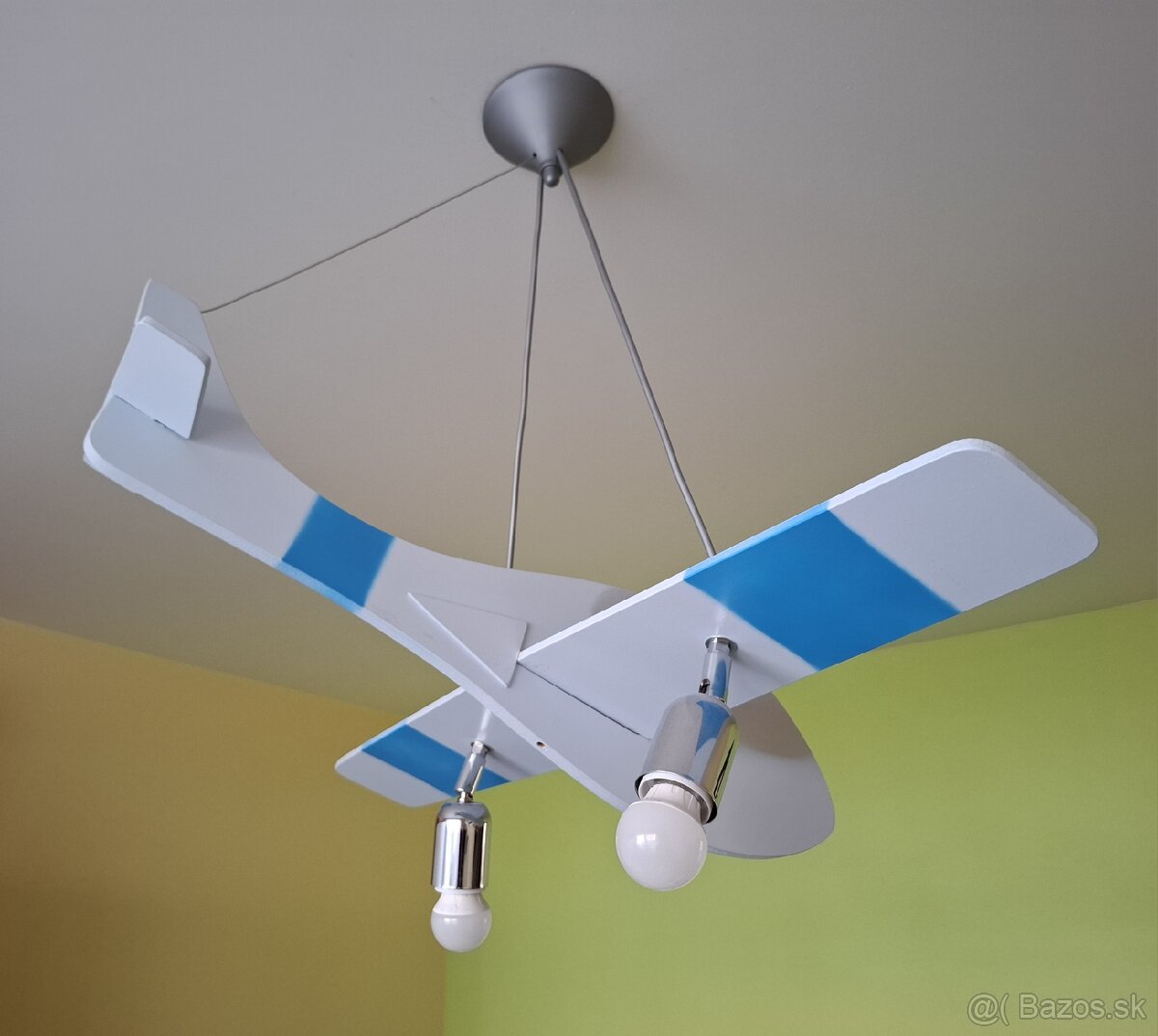 Stropná detská lampa lietadlo - 2