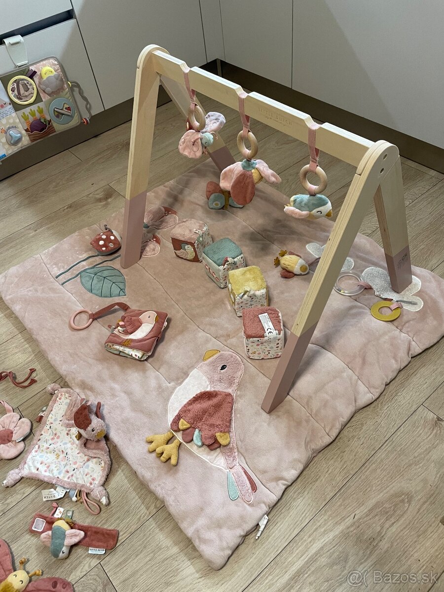 Little Dutch Hracia deka, drevená hrazda mix hračiek - 2