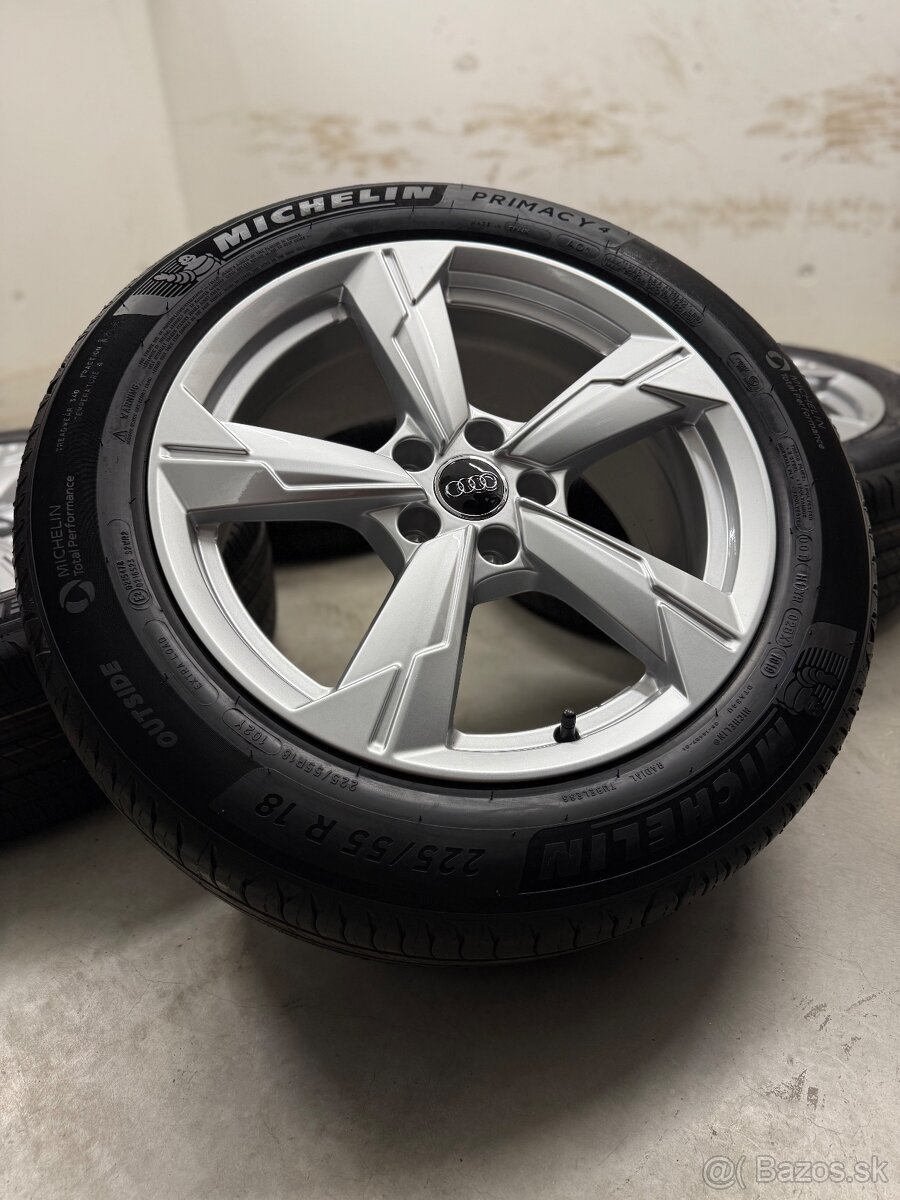 Nepoužitá letná sada 5x112 R18 , 225/55/18 Audi A6 C8 - 2