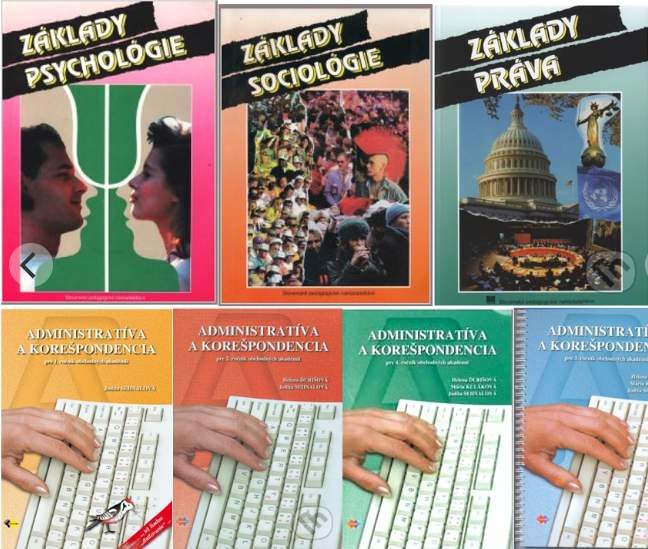 Odborné učebnice pre obchodnú akadémiu, cestovný ruch a SPU - 2