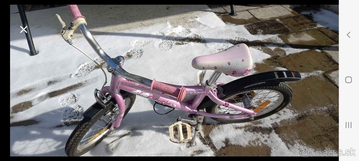 Detsky dievčenský bicykel - 2
