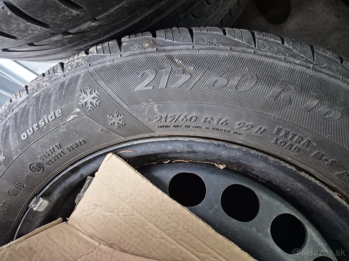 Zimne pneu 215/60 r16 5x112 - 2