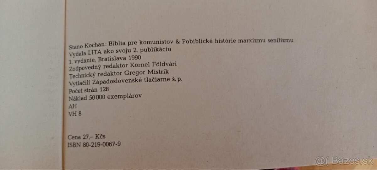 Biblia pre komunistov - 2