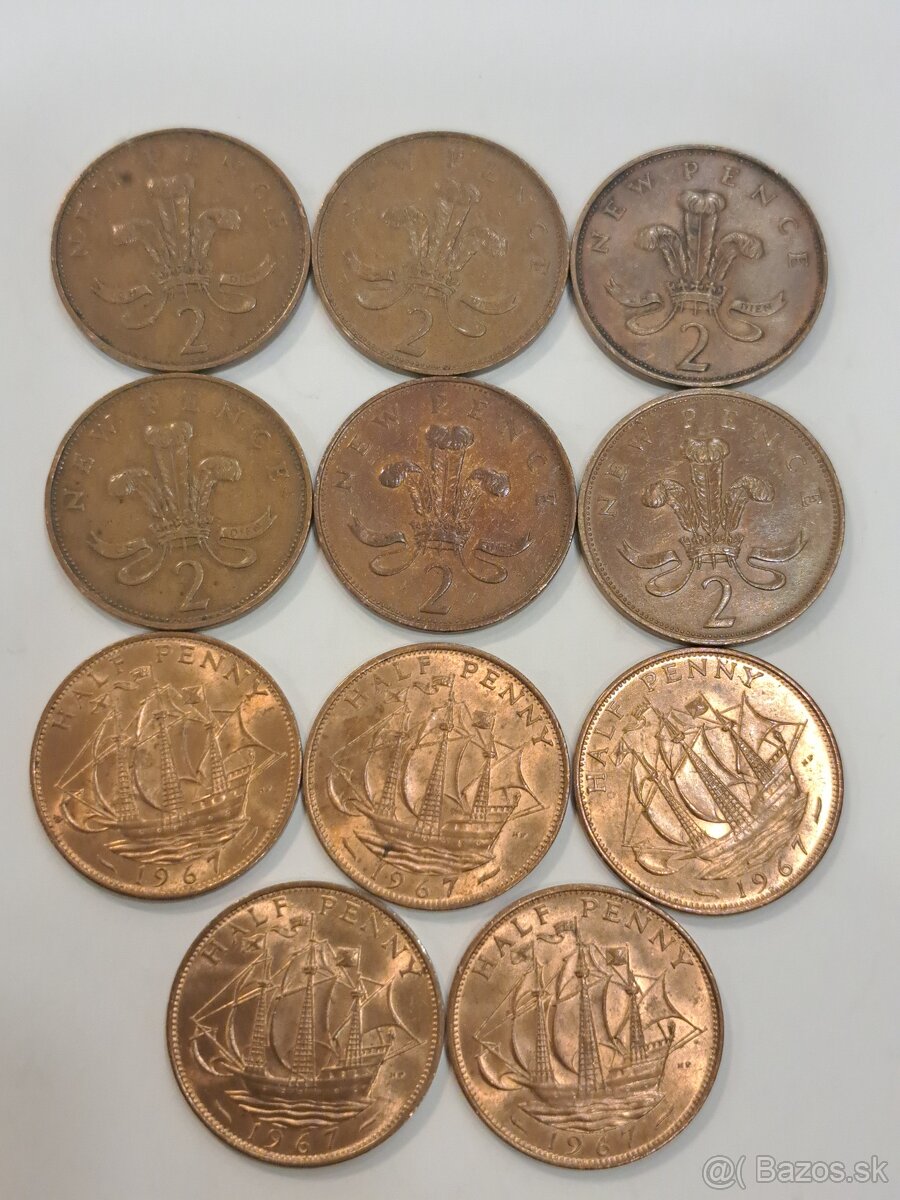 Mince 2 penny, Half penny - 2