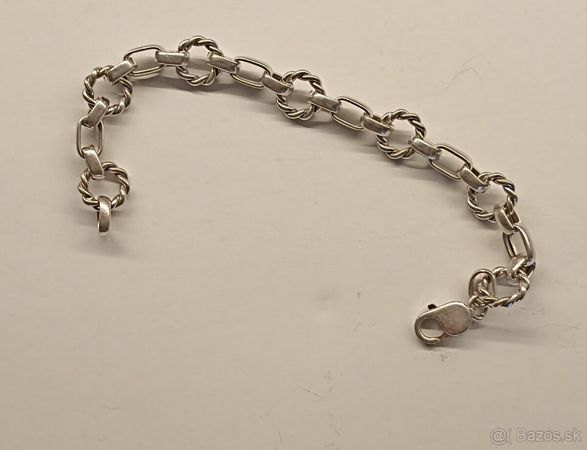 Pánsky strieborný náramok - 2