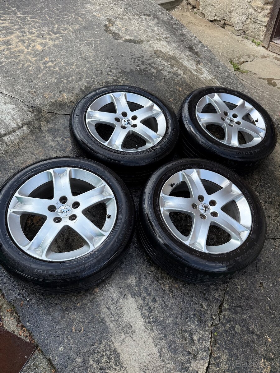 Peugeot - disky r17 215/55 - 2