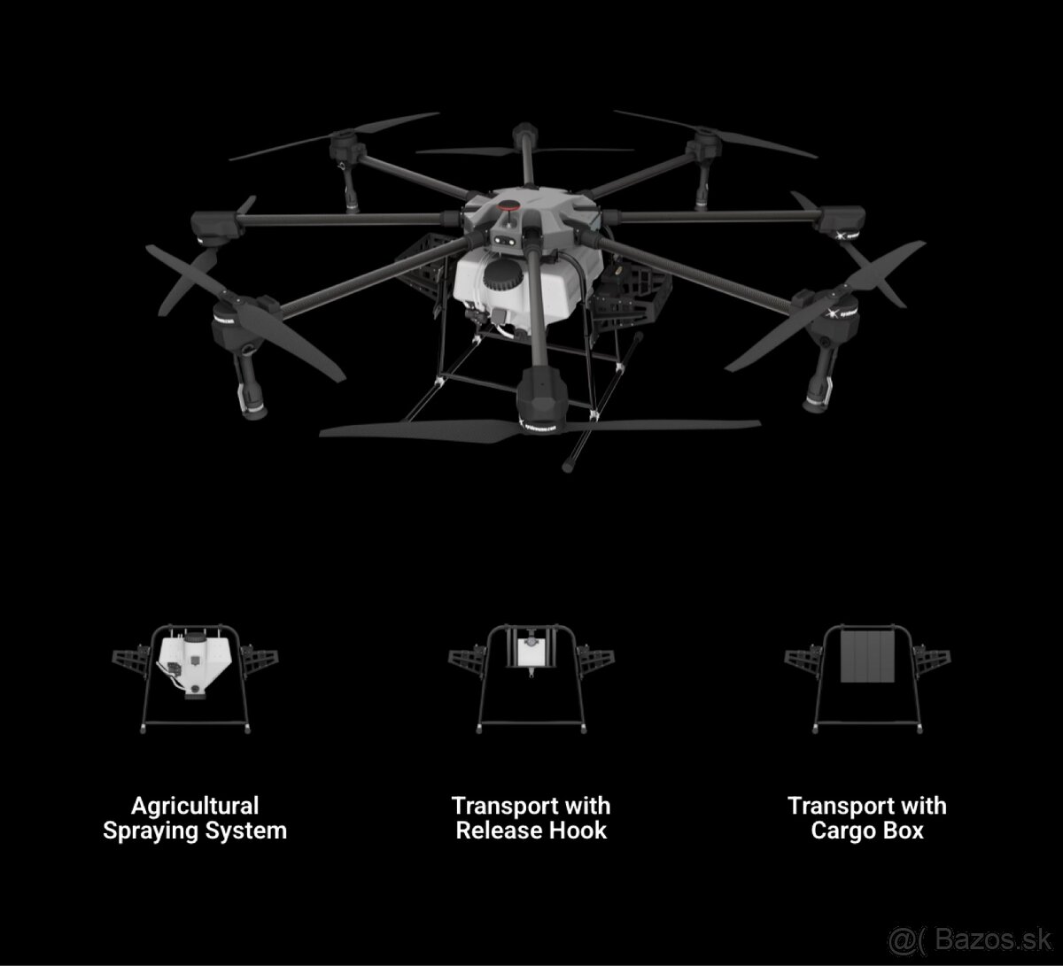 Agro Dron Spider Hercules H300 Payload 120KG - 2