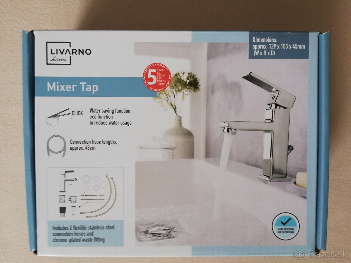 Vodovodná umyvadlová batéria - 4ks - 2