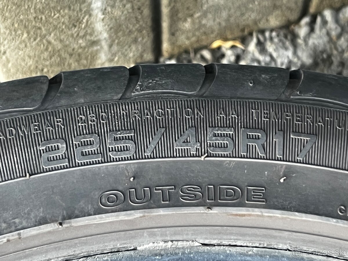 Letne pneumatiky r17 225/45 r17 - 2