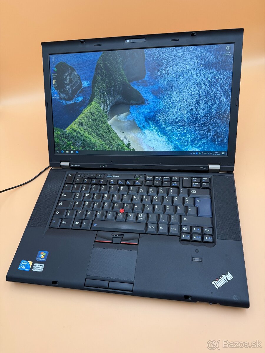 Notebook Lenovo ThinkPad T510i – 15,6", i5, 8GB RAM, 250GB - 2