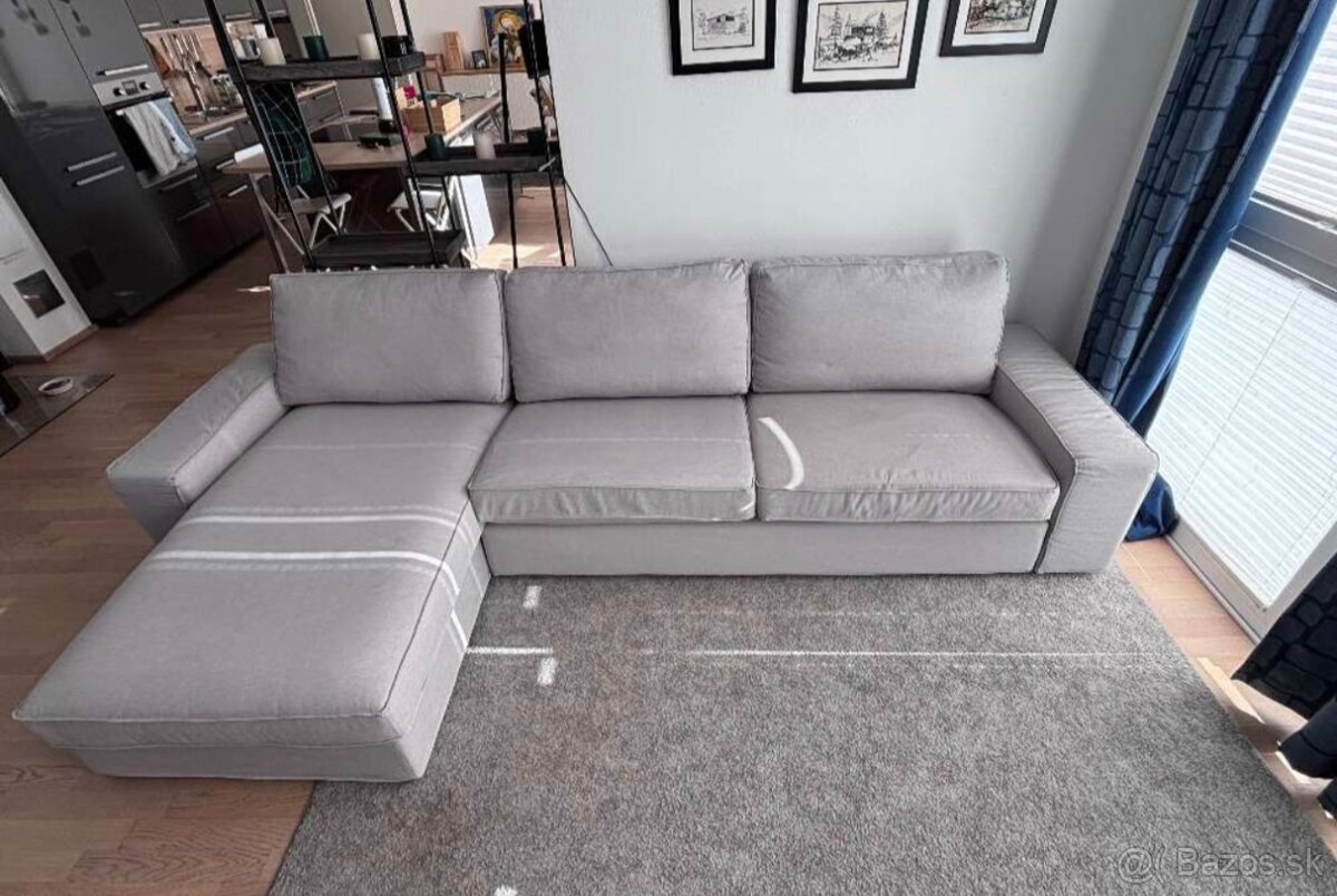 IKEA sedacia súprava KIVIK s uložnou taburetkou kivik - 2