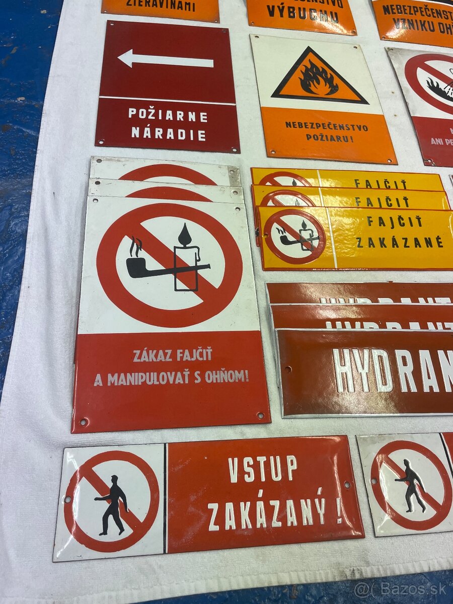 Stara smaltovana tabula cedula - 2