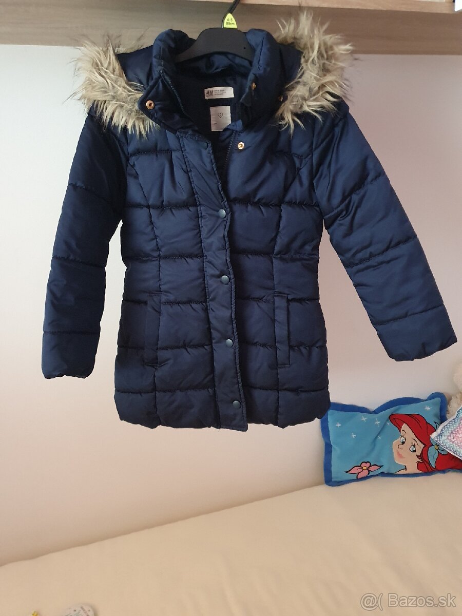 Zimná bunda veľkosť 8-9 rokov - 2