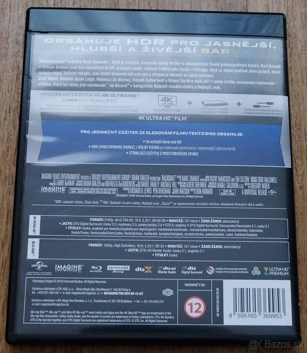 UHD + BD OHEŇ - 2