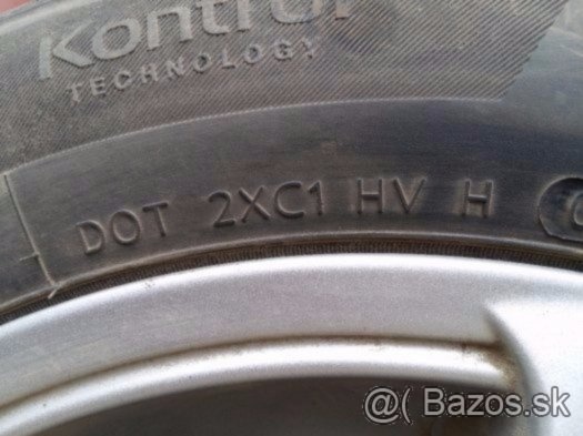 Letné pneumatiky + disky + matice - 2