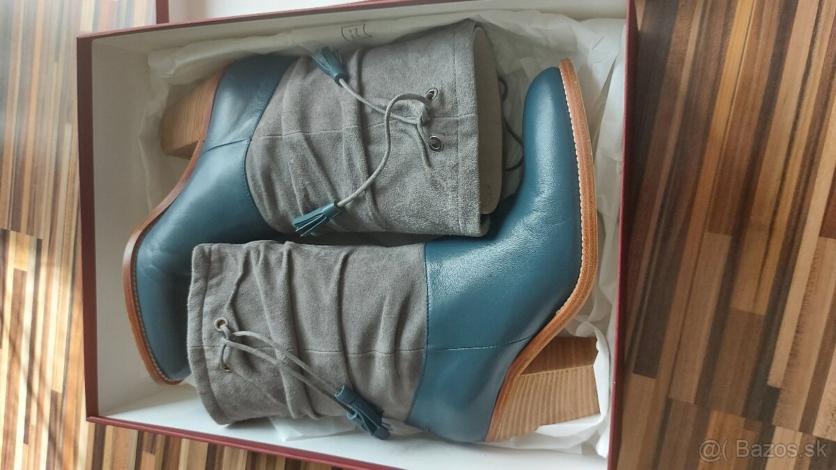 Štýlové čižmičky, talianska zn. FIORANGELO, veľkosť 37 - 2