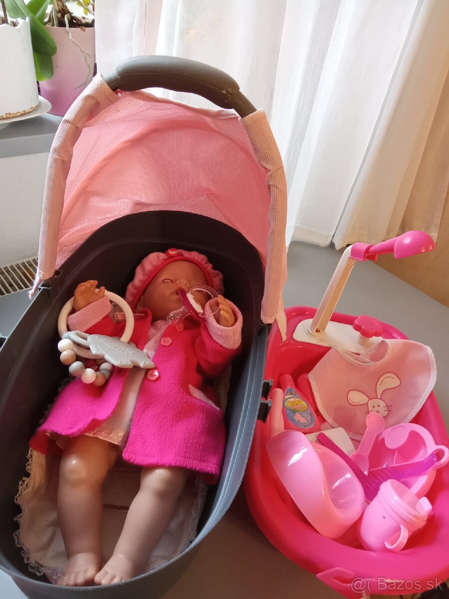 Babika baby born s vanickou a nosicom - 2