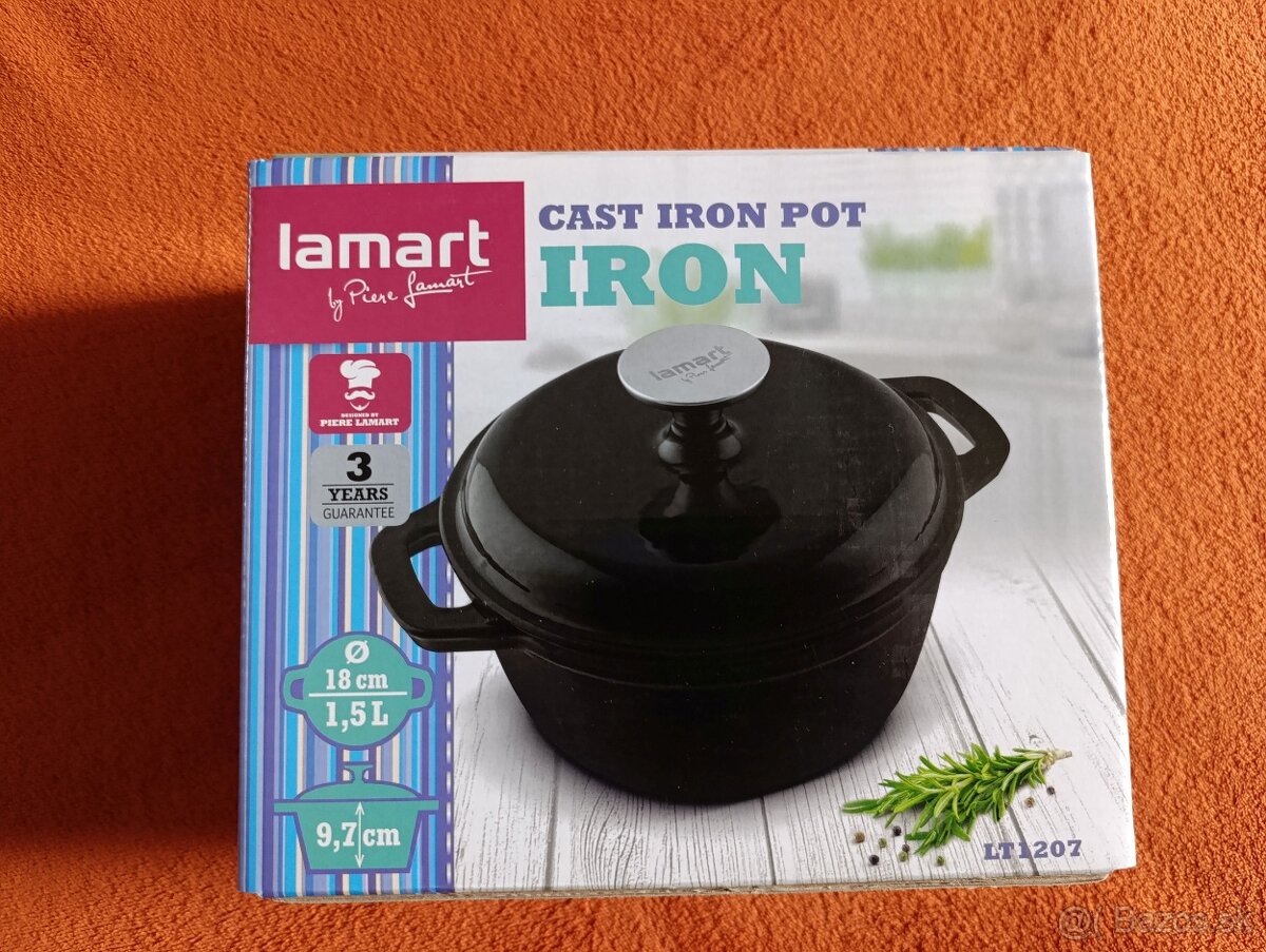 Liatinový hrniec Lamart - 2