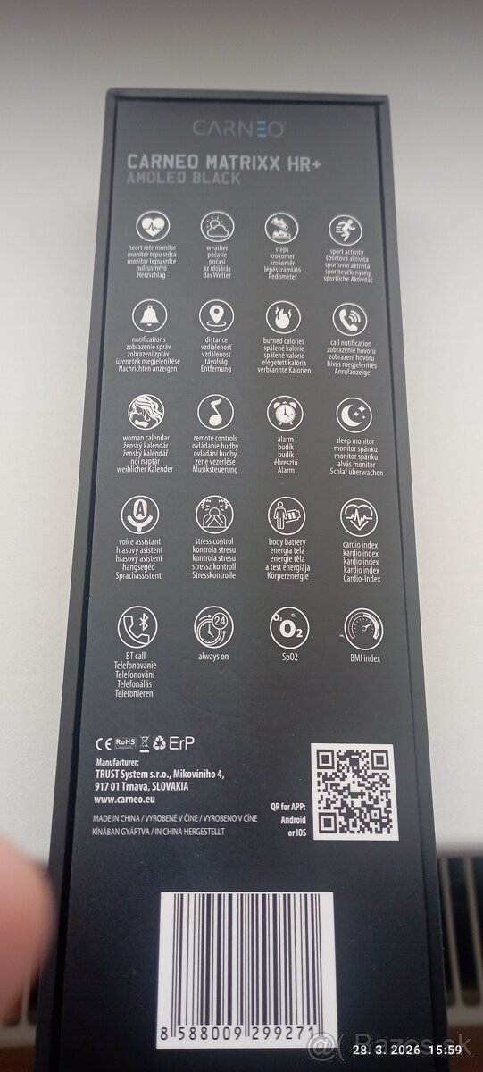 Inteligentné hodinky Carneo Matrixx HR+ - 2
