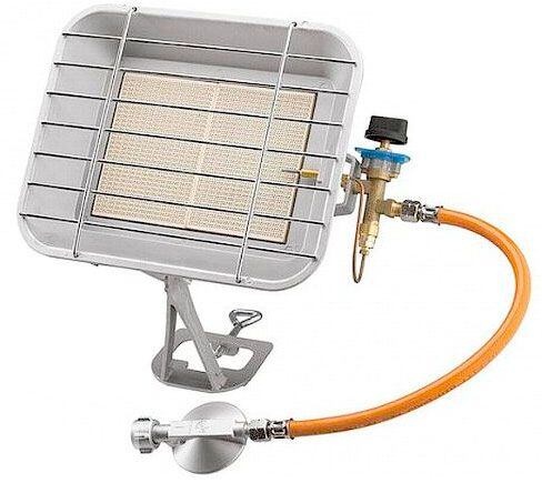 Plynový ohrievač na PB bombu 4,6kW hadica regulátor držiak - 2