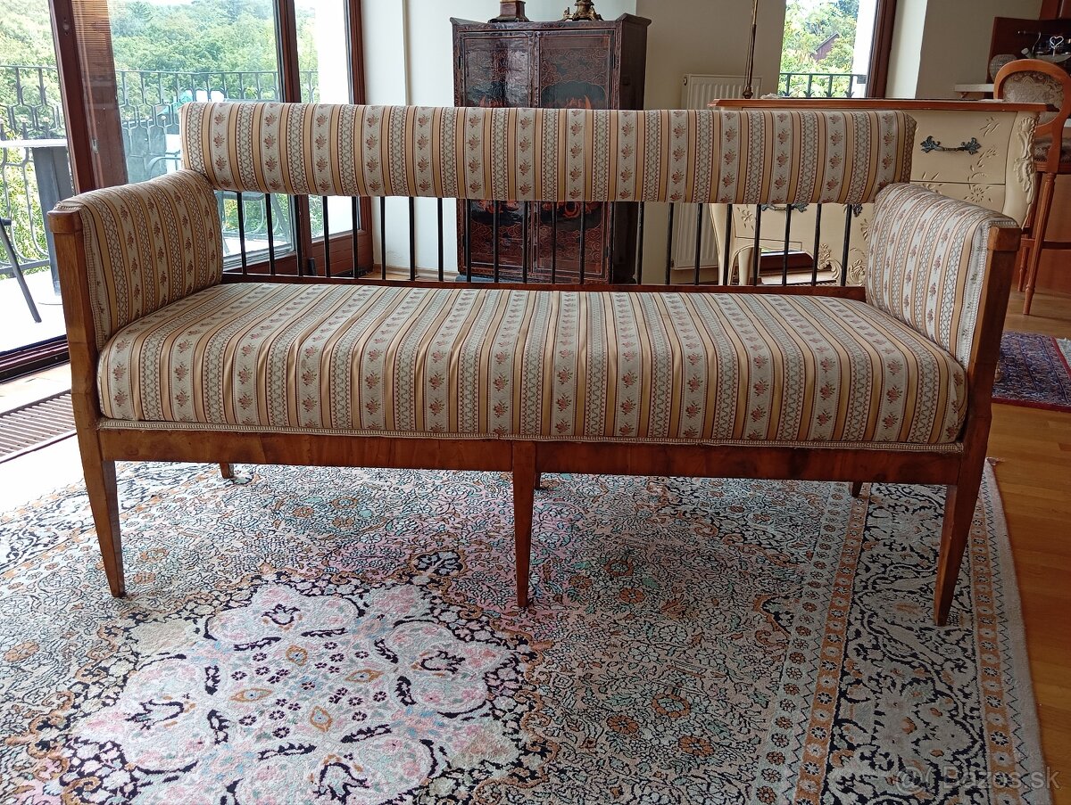 AKCIA ✨Vzácna Biedermeier pohovka z r. 1830✨ - 2