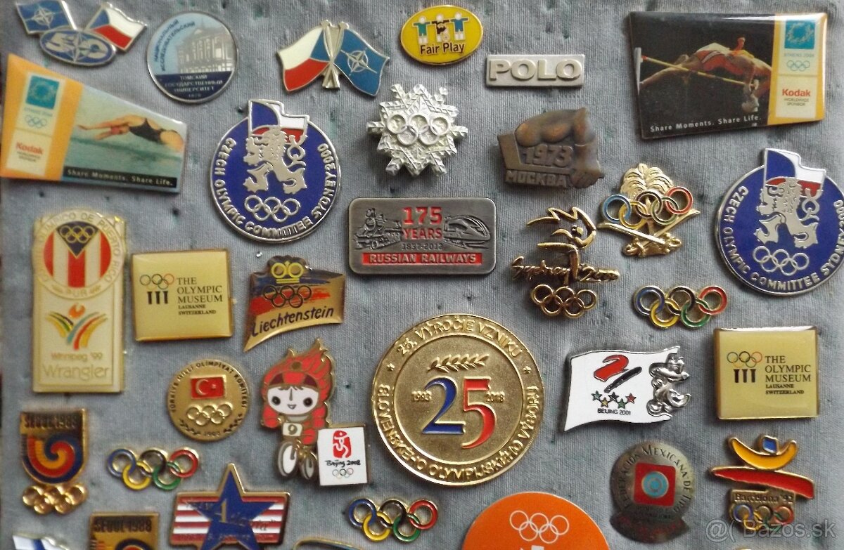 športové odznaky, OH, ZOH, hokej, fotbal i iné - 2