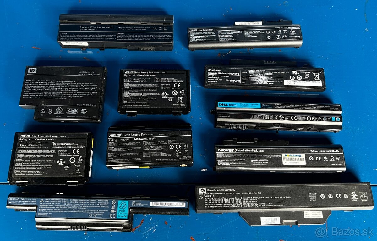 Batérie z notebookov - 2