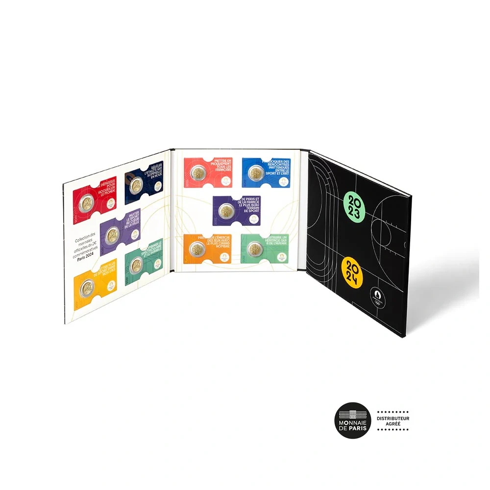 Album na 2 euromince s motívom Olympijské hry v Paríži 2024 - 2
