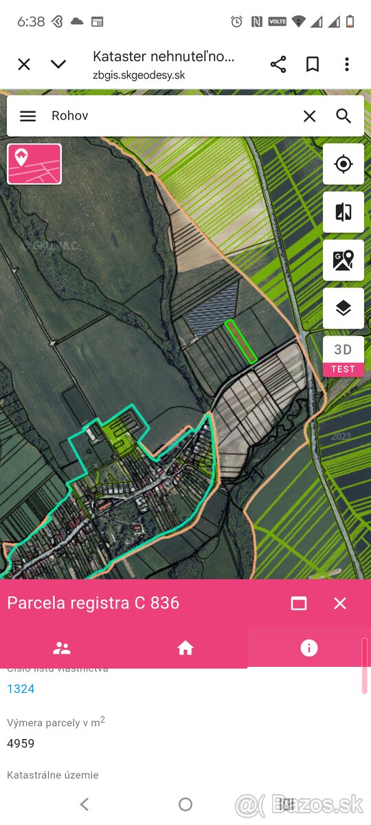 Pozemok s prístupom Rohov - 2