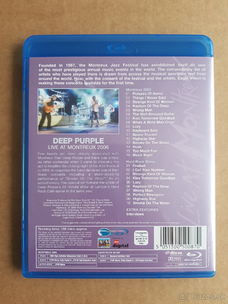 Blu-ray disc DEEP PURPLE - 2