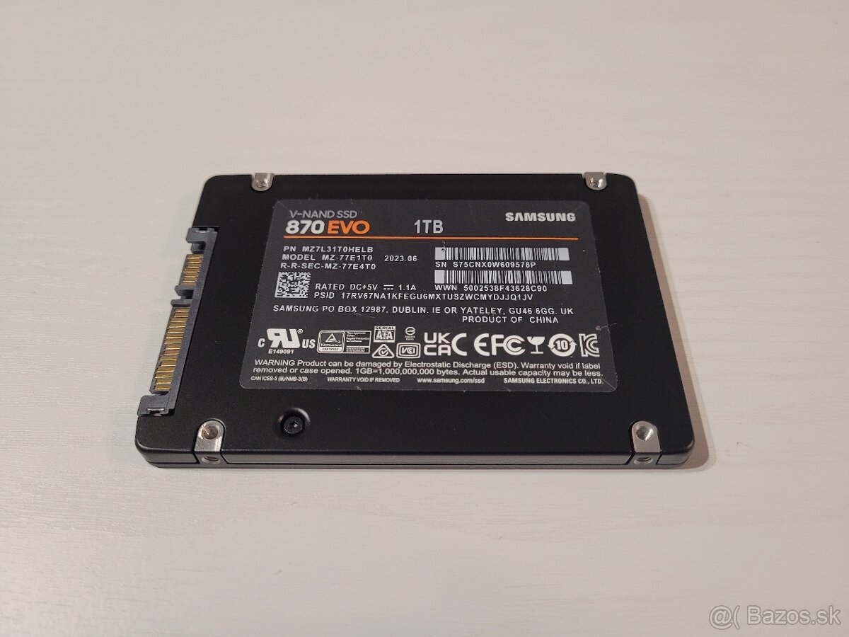 Samsung 870 EVO 1TB - 2