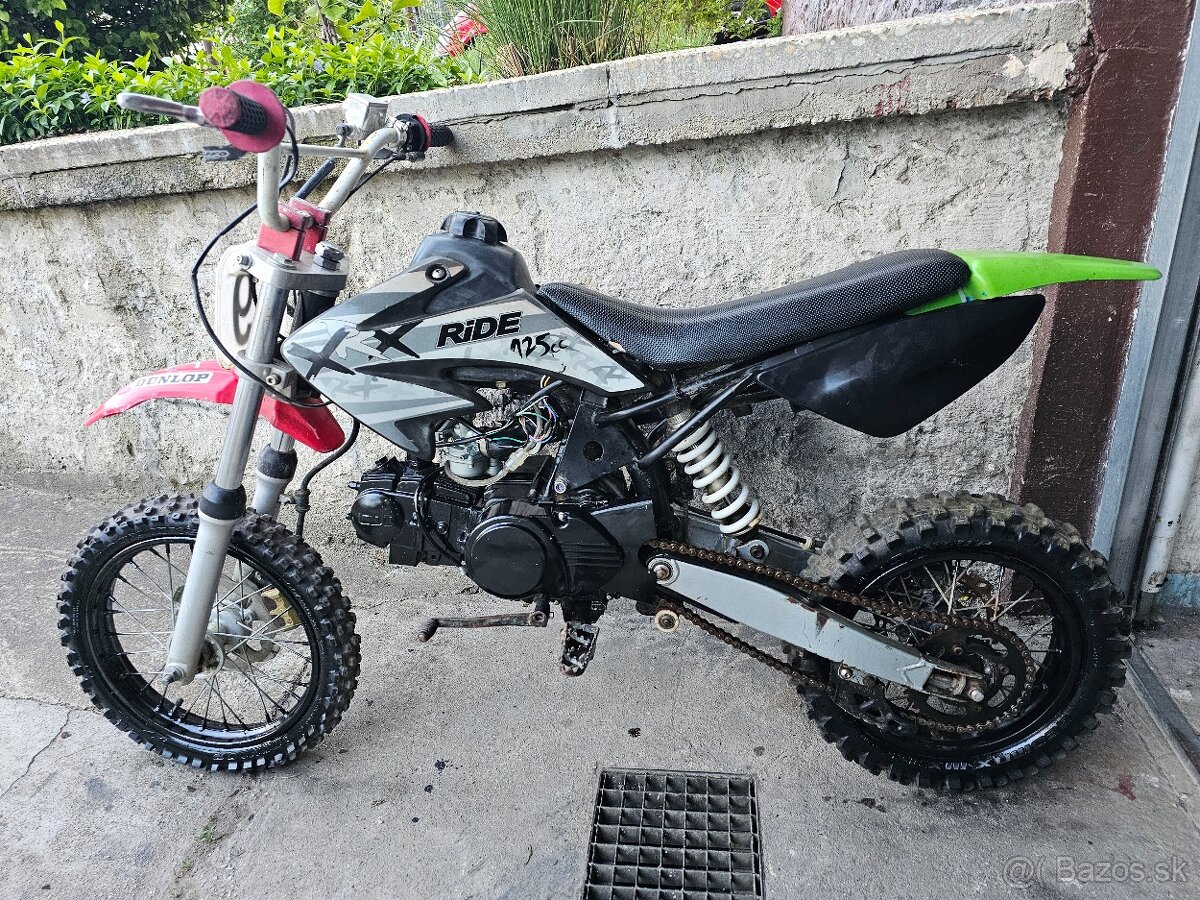 PITBIKE 125ccm RIDE NITRO 4 takt 4 rýchl.